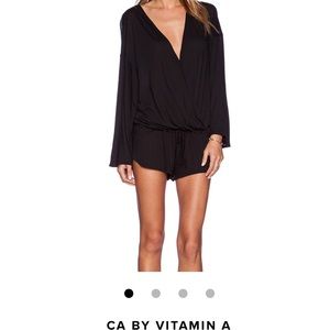 C by vitamin A black romper